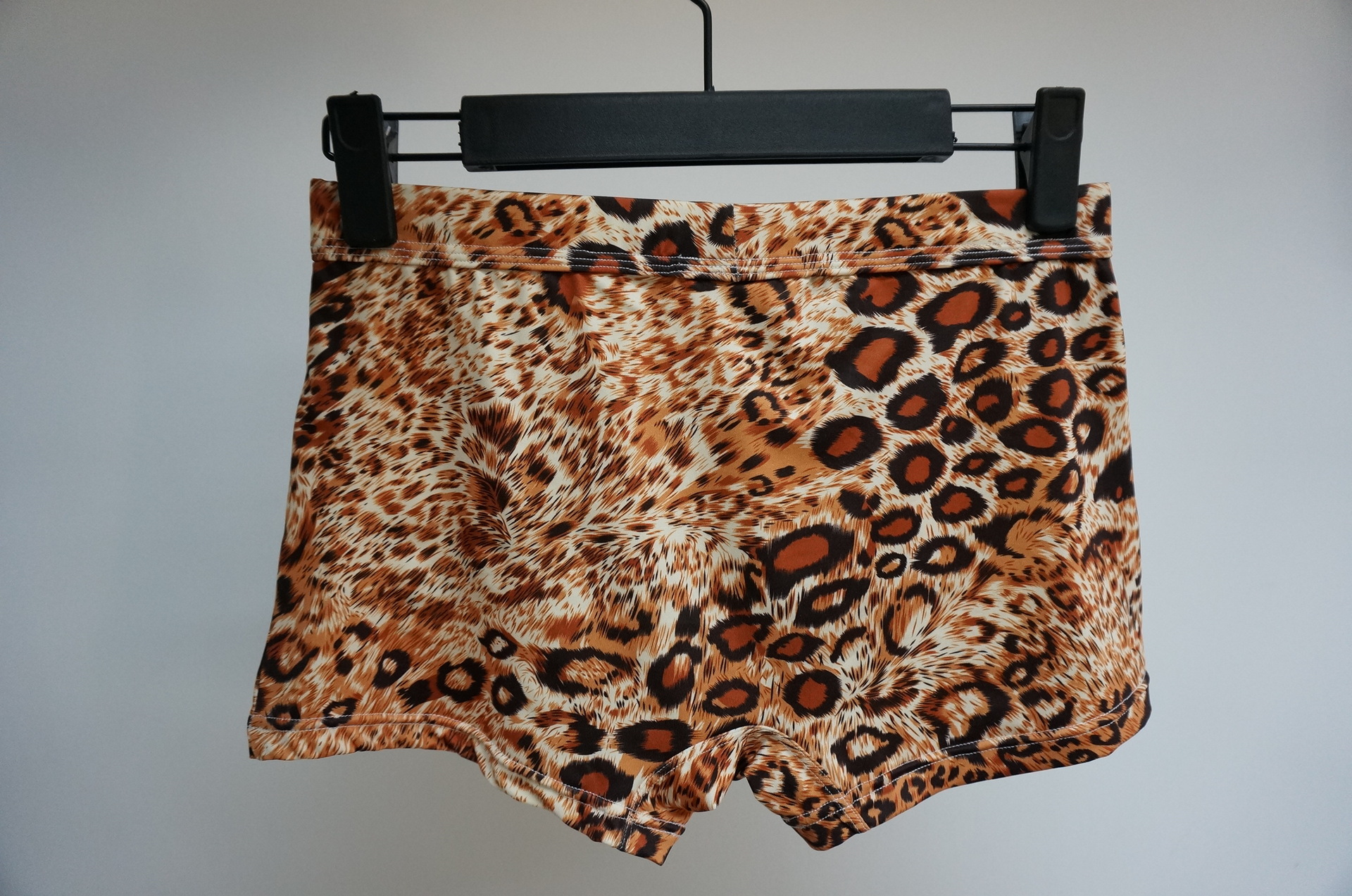 男装内裤豹纹印花男士平脚内裤豹纹内裤平脚男式印花豹纹