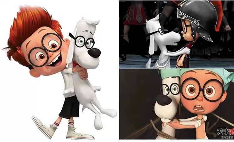 2014天才眼镜狗同款毛绒大号公仔男孩电影正版儿童生日礼物批发