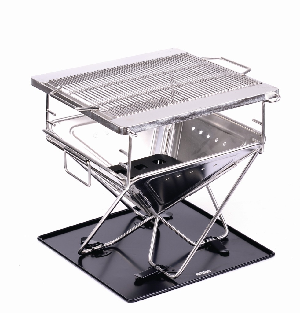 家用与野营 折叠烧烤架烧烤炉 不锈钢折叠烧烤架家用烧烤炉