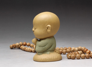 一公紫砂/定制logo/厂家批发/宜兴正品紫砂/原矿紫砂泥/烧香小佛