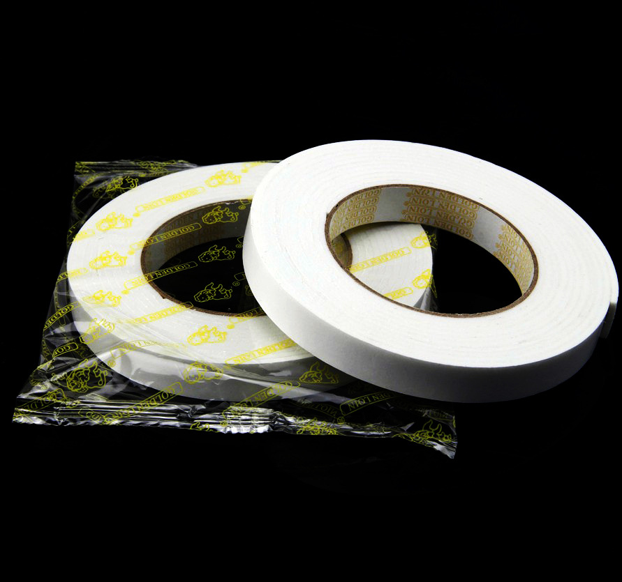 【厂家直销】海绵双面胶带 高粘性白色双面海绵胶 吸卡泡棉胶带 图片