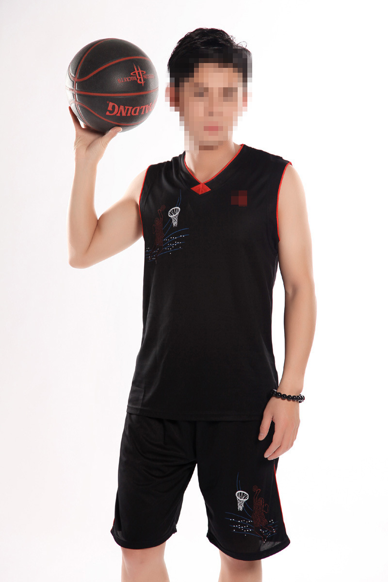 2014厂家批发新款男款球服球衣运动篮球服比赛队服休闲套装训练装 - 2