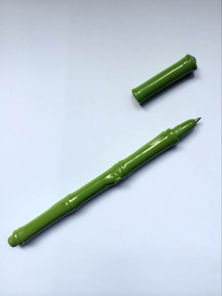 厂家直供 竹子笔 直笔 圆珠笔 造型竹子笔 新奇特笔 自动铅笔图片_8