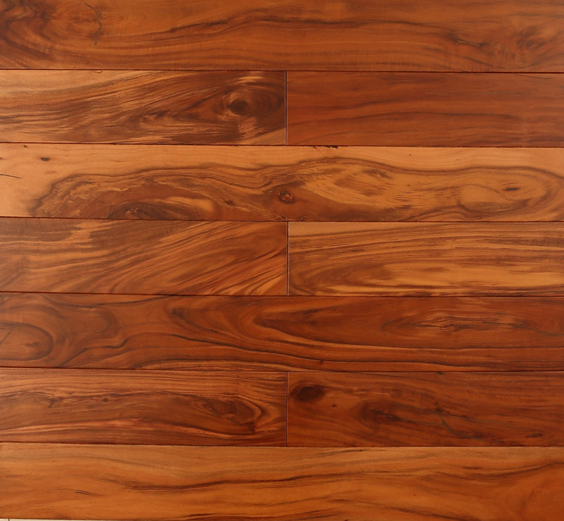 精品相思木本色实木地板图片_11