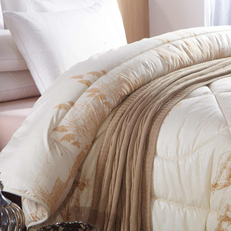 蒙莎狄娜 100%贵族羊毛被双人加厚秋冬被床上用品 南通货源