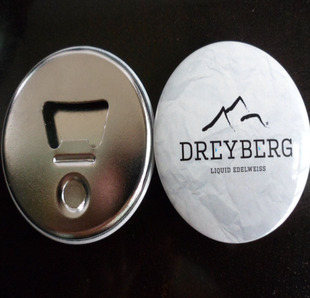 马口铁啤酒开瓶器 电镀马口铁开瓶器 圆形马口铁开瓶器 免费供样