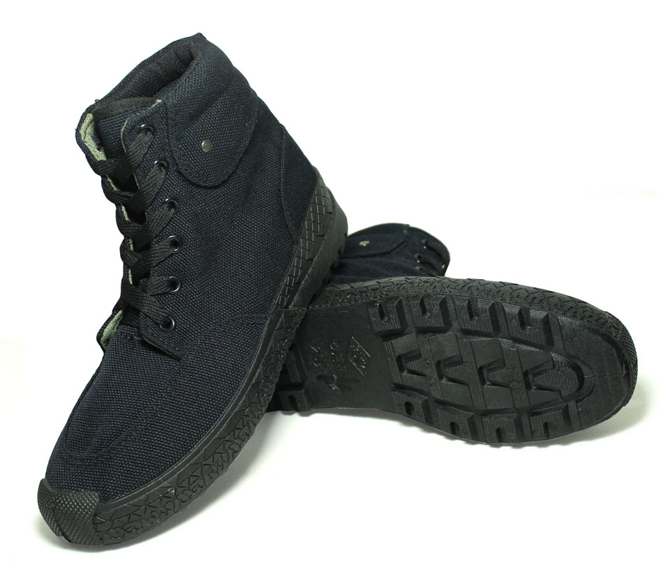 正品3517部队名牌 高帮 迷彩 黑色 高腰 解放鞋 作训鞋鞋 工训鞋