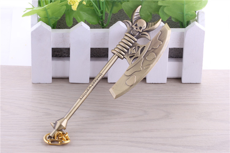 lol英雄联盟亡灵勇士塞恩武器模型钥匙扣 挂件 动漫 网游影视zx28