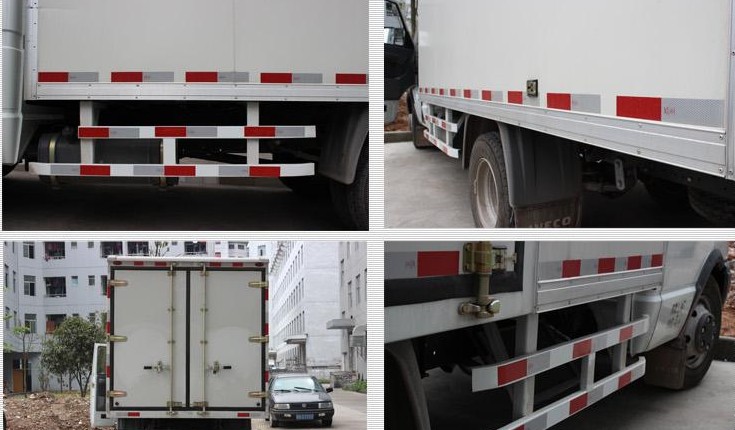 正品3 m货车反光贴纸 通明红白反光膜3 m车身反光标识 1盒30张