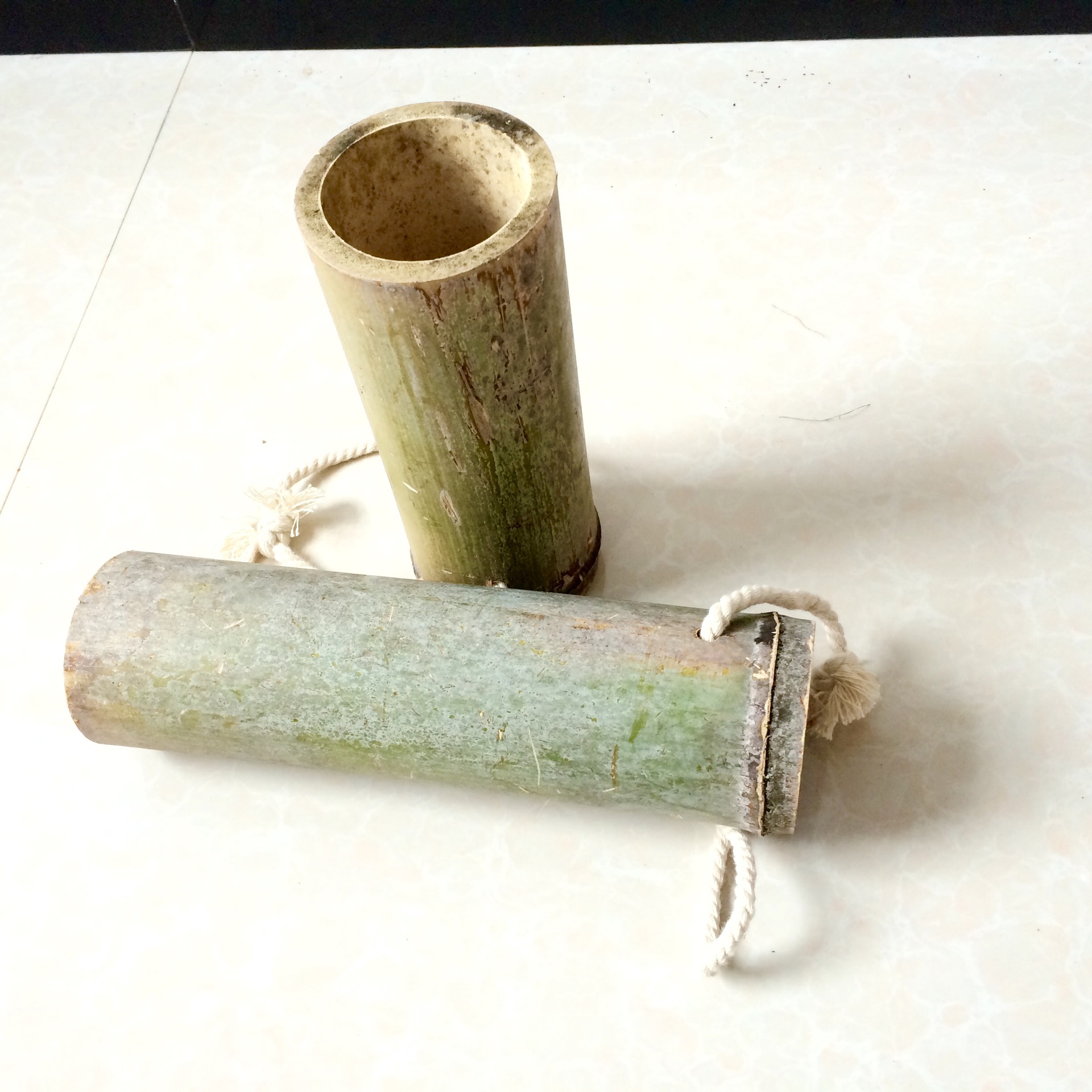 浙江金华源自大自然 小巧别致原色竹筒乐器 京胡小筒子 竹子工艺品