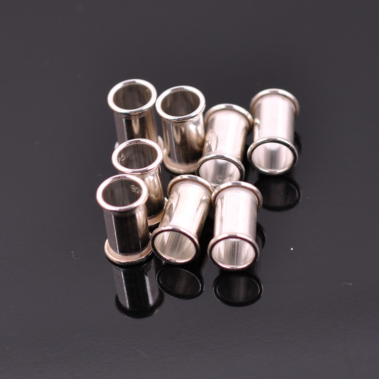 925纯银管 大孔珠内环配件 7mm 7.5mm 10mm多个尺寸