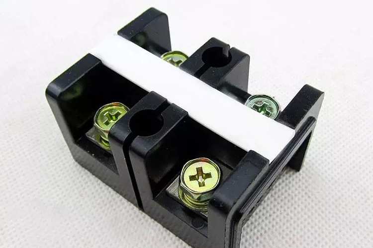 工厂直供 tc-602固定式接线端子 60a 2位 两进两出端子接线排