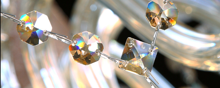 现代简约干邑色水晶吊灯卧室水晶吸顶灯 客厅灯饰 特价灯具