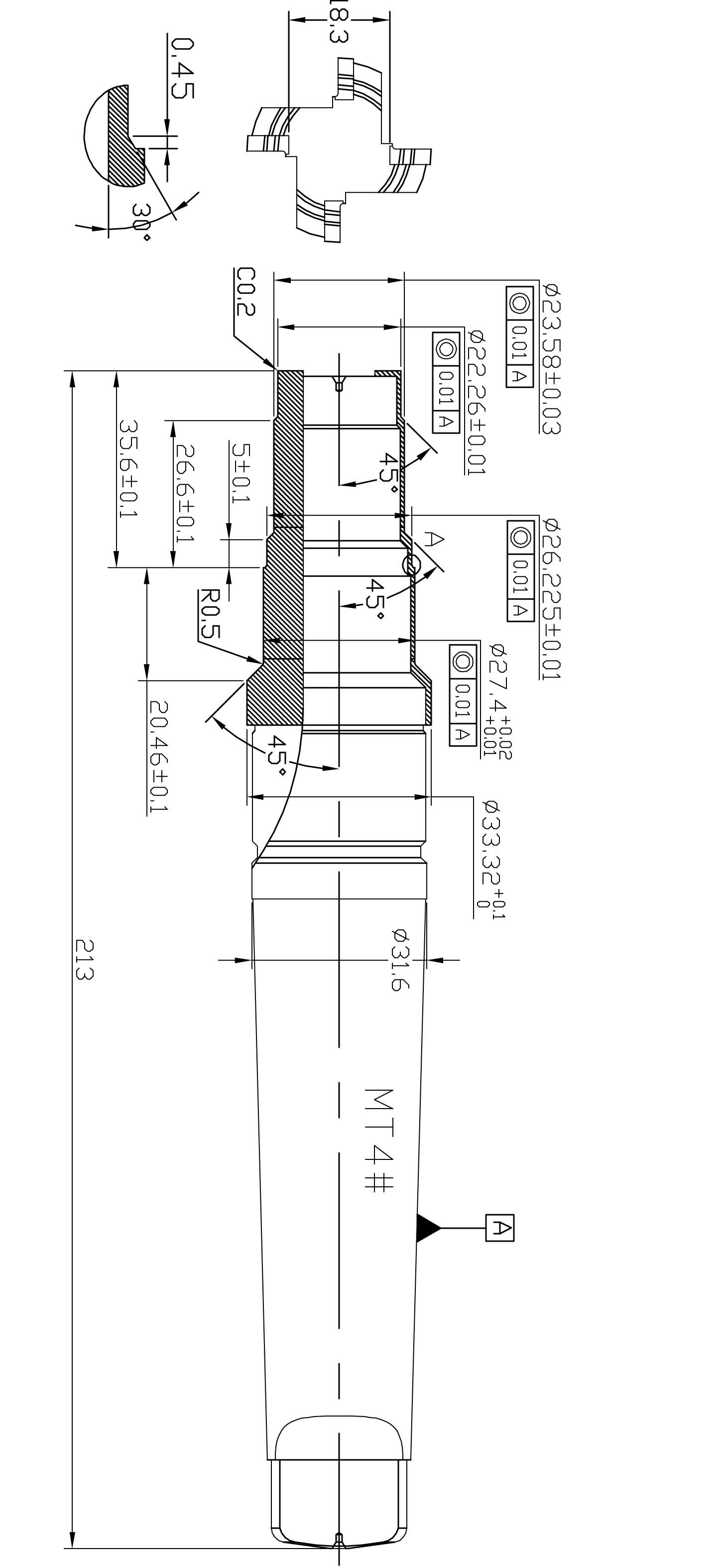 成型刀具 - 海德福斯插孔 - 实验室设备网