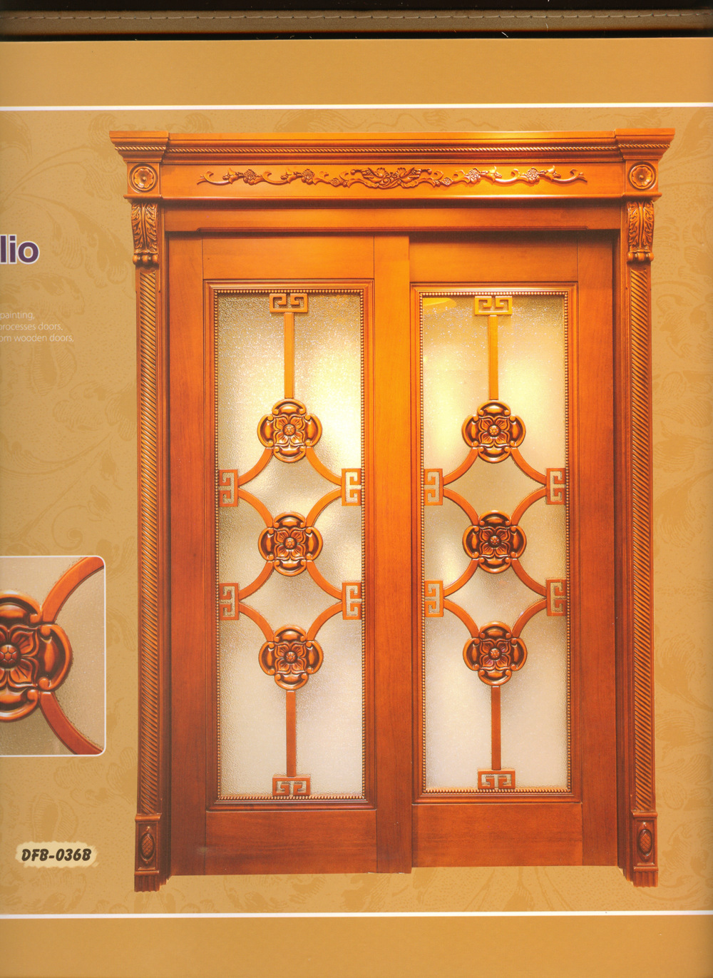 欧帝豪廷厂家直销 各种优质门 可定制【镂空雕花】 对开门