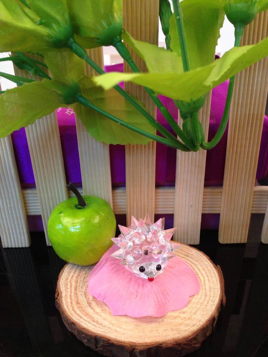 水晶刺猬 水晶动物 畅销新品 大量批发 支持定做