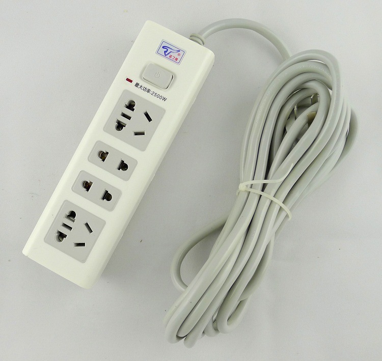 插座厂家 14孔电排 带线五米 电脑专用 新国标转换带线电排