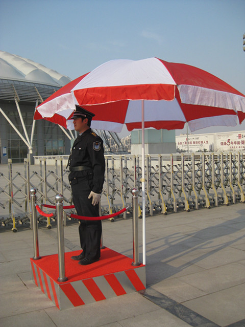 厂家直销 不锈钢结构保安站台 保安岗台 方形岗台