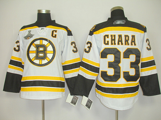 nhl冰球服 波士顿棕熊队boston bruins 33# 现役版球衣