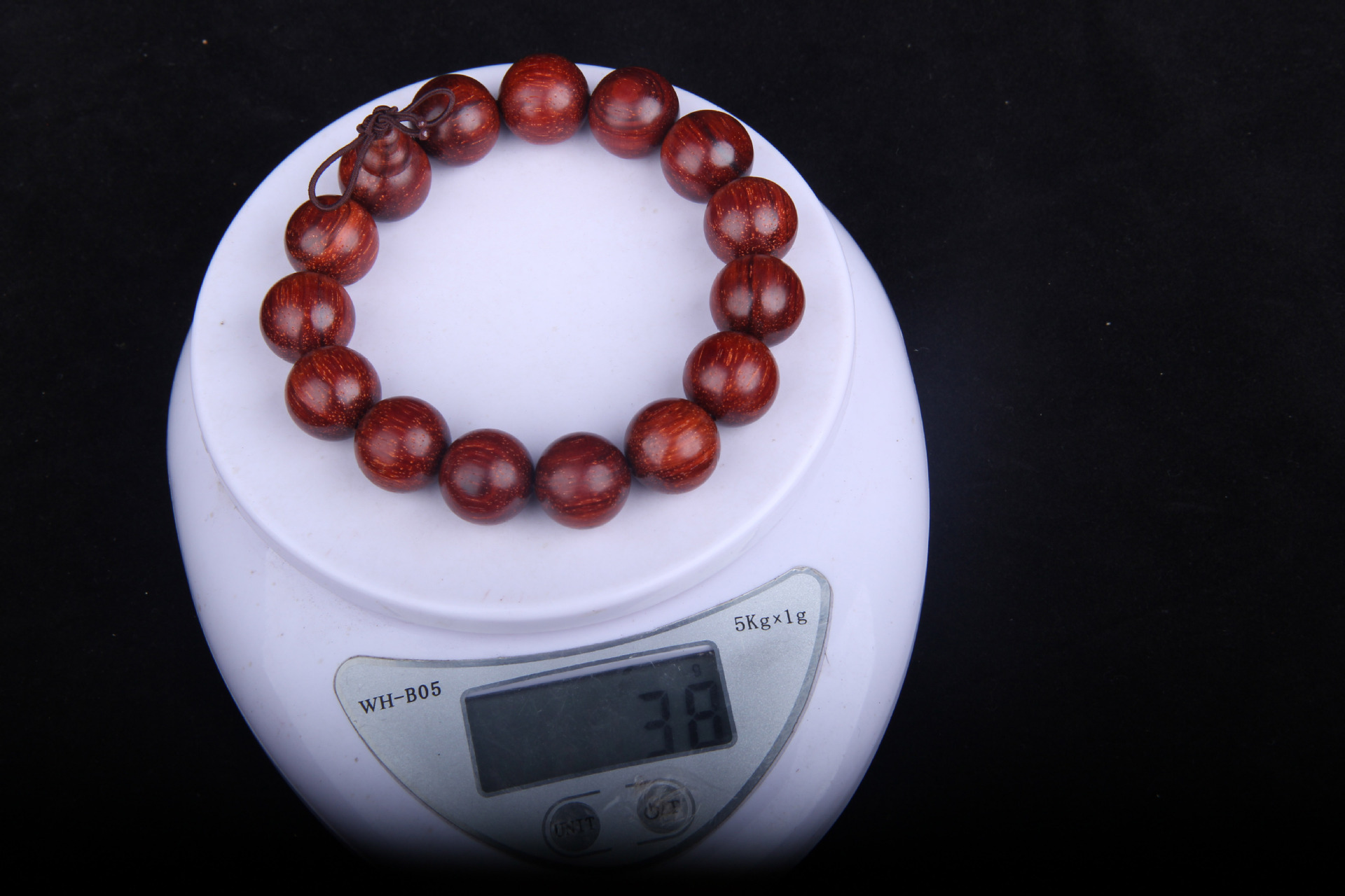 木语 批发印度小叶紫檀15mm佛珠 高油密 品相佳一根料 年终大促