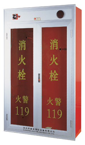 专业供应 双开门铝合金消防箱灭火器箱