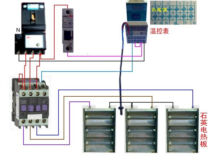 三相蒸饭箱接线图图片