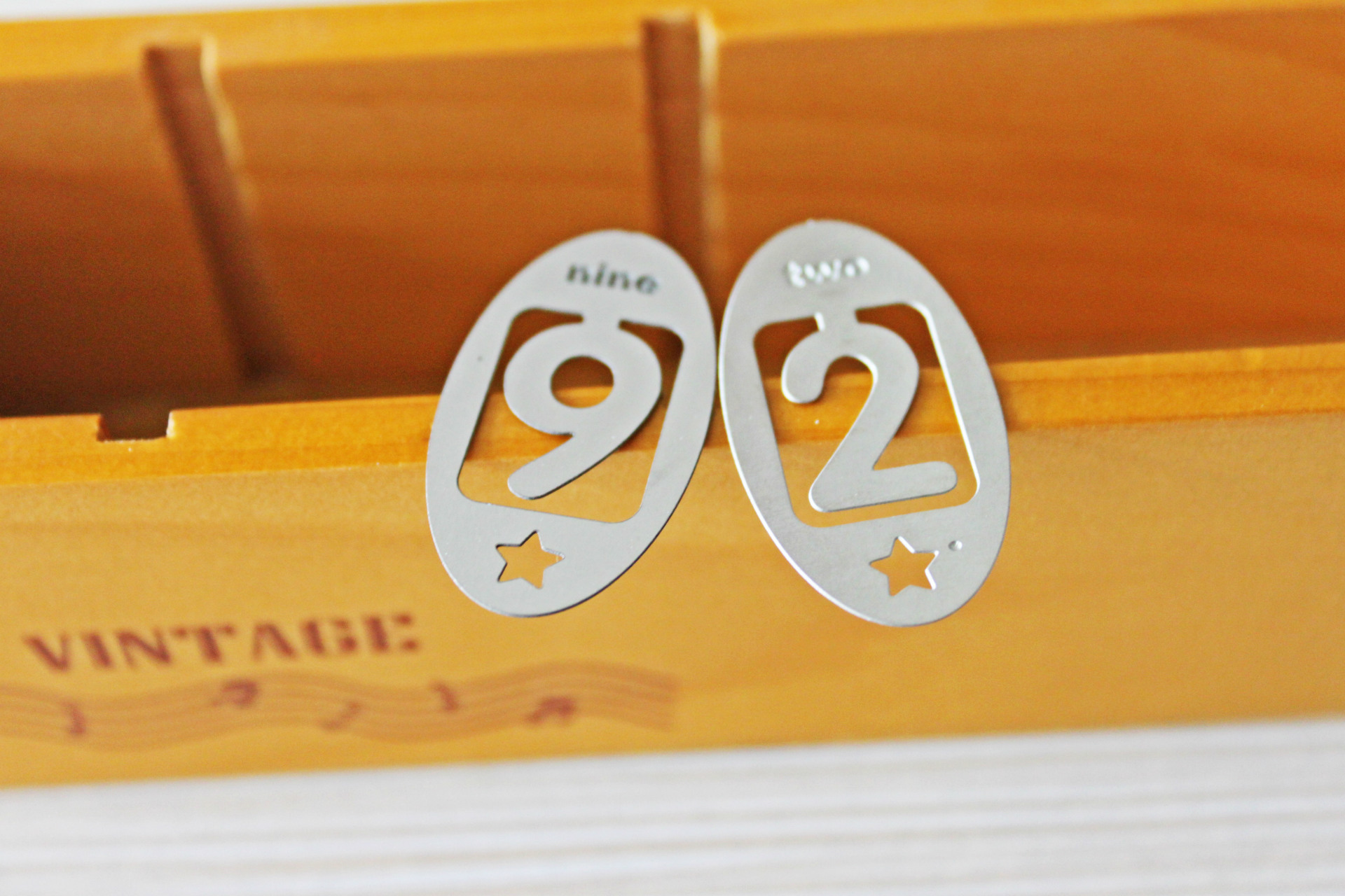 fun&joy韩国文具批发 数字金属书签 05740 学生奖品