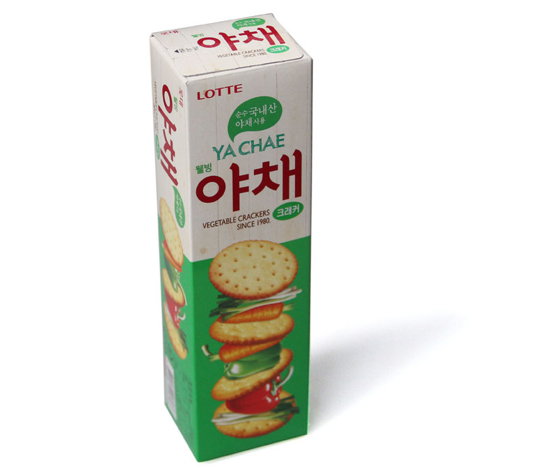 乐天蔬菜饼干 75g*30盒/箱 新包装 韩国进口休闲食品批发