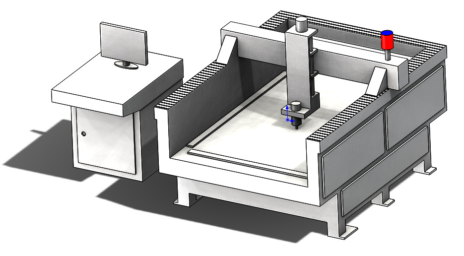 3轴电脑数控联动,打点深浅大小可调. 1.