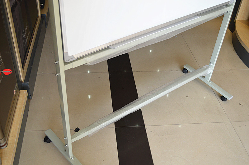 100*200cm可移动磁性双面白板,高级双杆支架式白板,会议白板套装