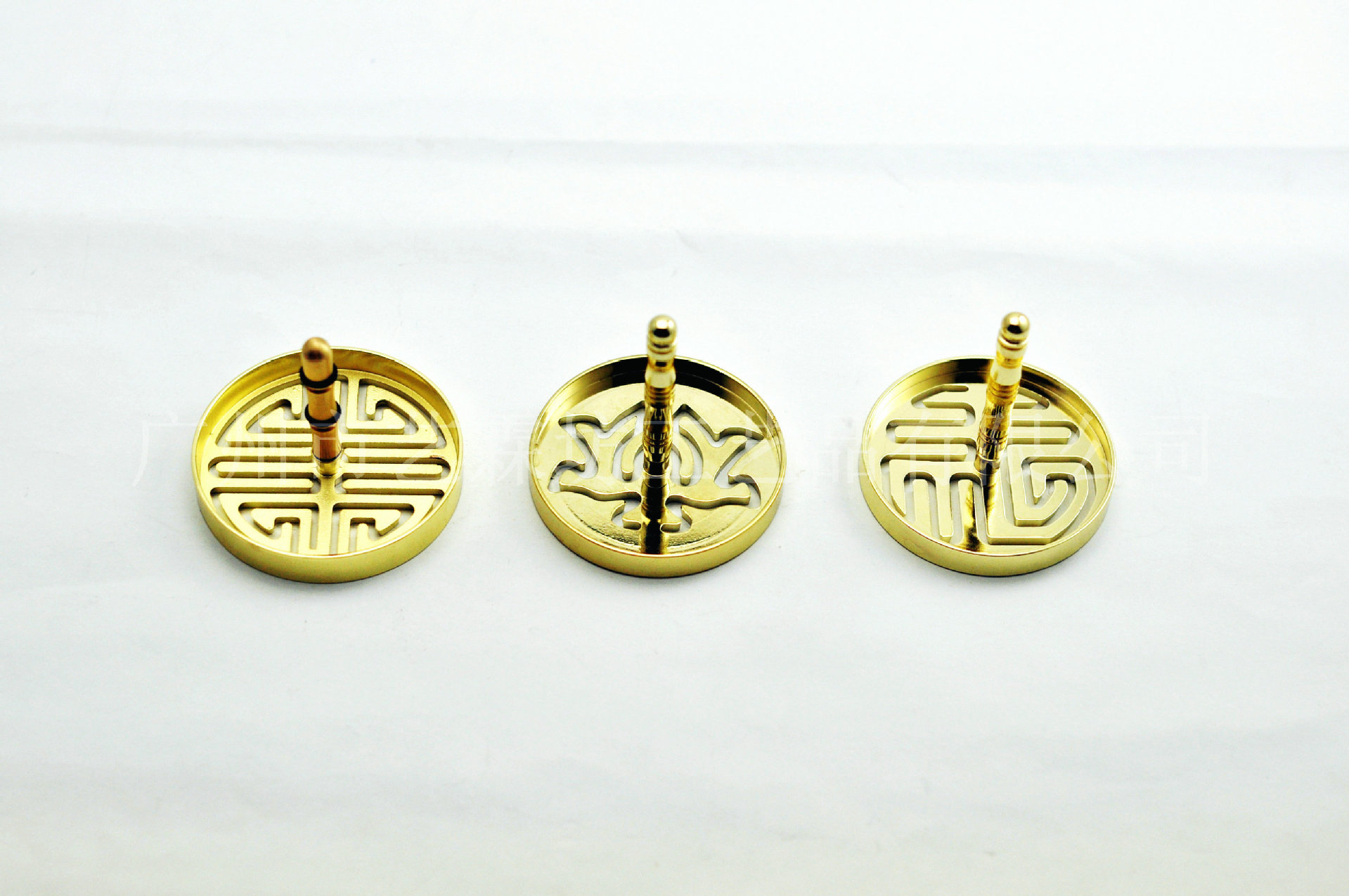 供应艺霖坊纯铜寿字香印 香篆 香道用具 三色可选 篆香玩香必备