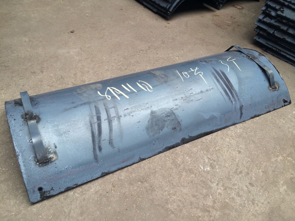 矿山机械厂专供 1000*500*2搪瓷溜槽 溜煤板 搪瓷溜子