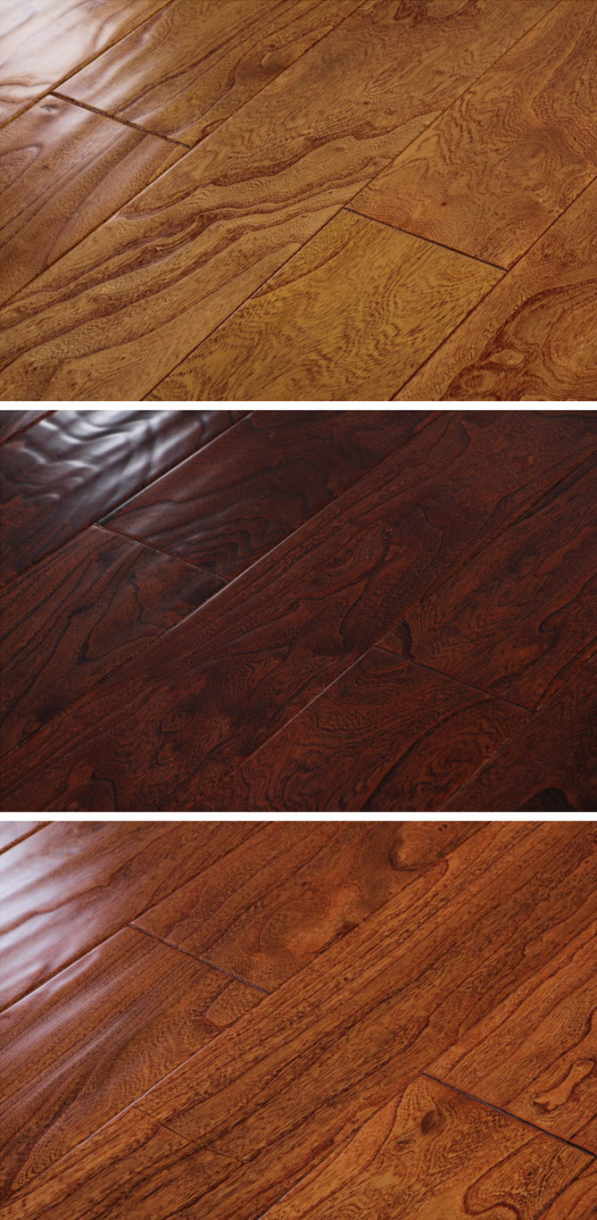 强化复合地板 15mm 榆木手抓纹仿古 实木多层地板 6系列 木地板