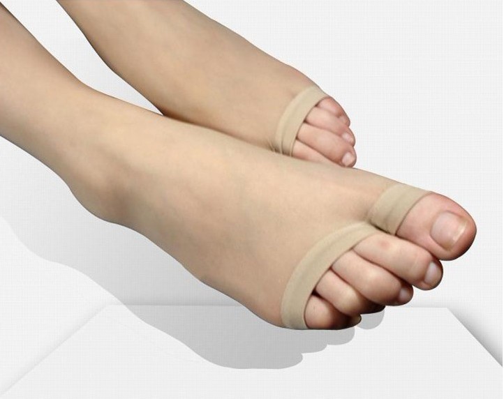 春夏新款露趾袜鱼嘴袜 露趾包芯丝加档连裤袜