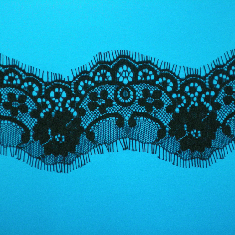 广东蕾丝花边现货批发 高档花边服装辅料 内衣婚纱辅料单边波浪