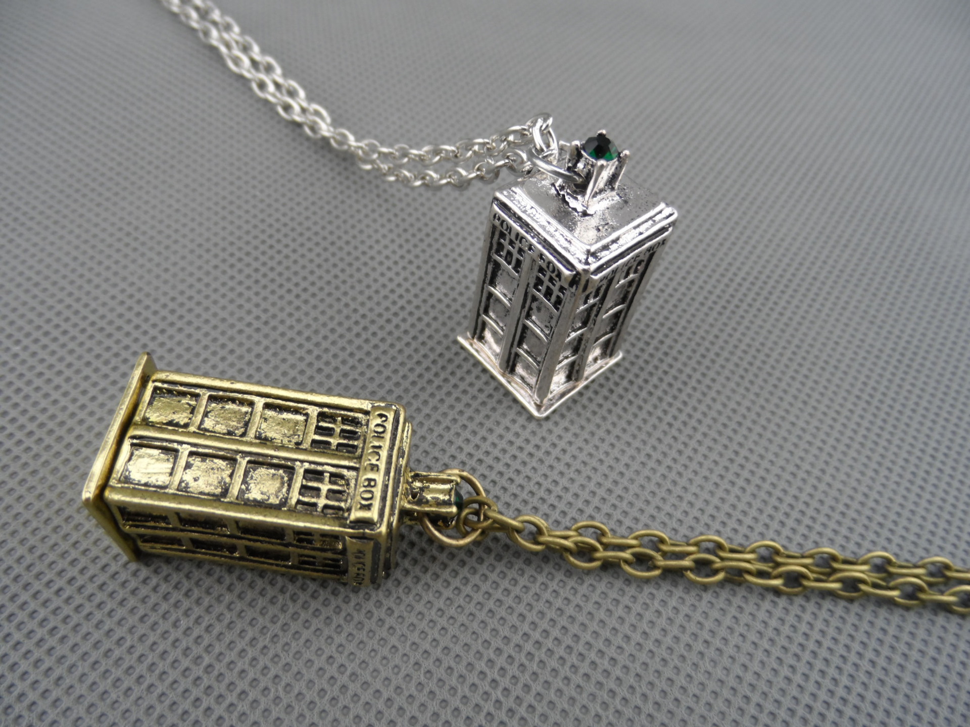 神秘的博士项链新款 doctorwho 经典古银项链tardis项链医生