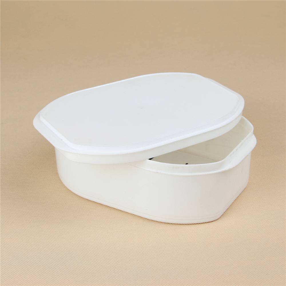 供应塑料饭盒 塑料白色便当盒