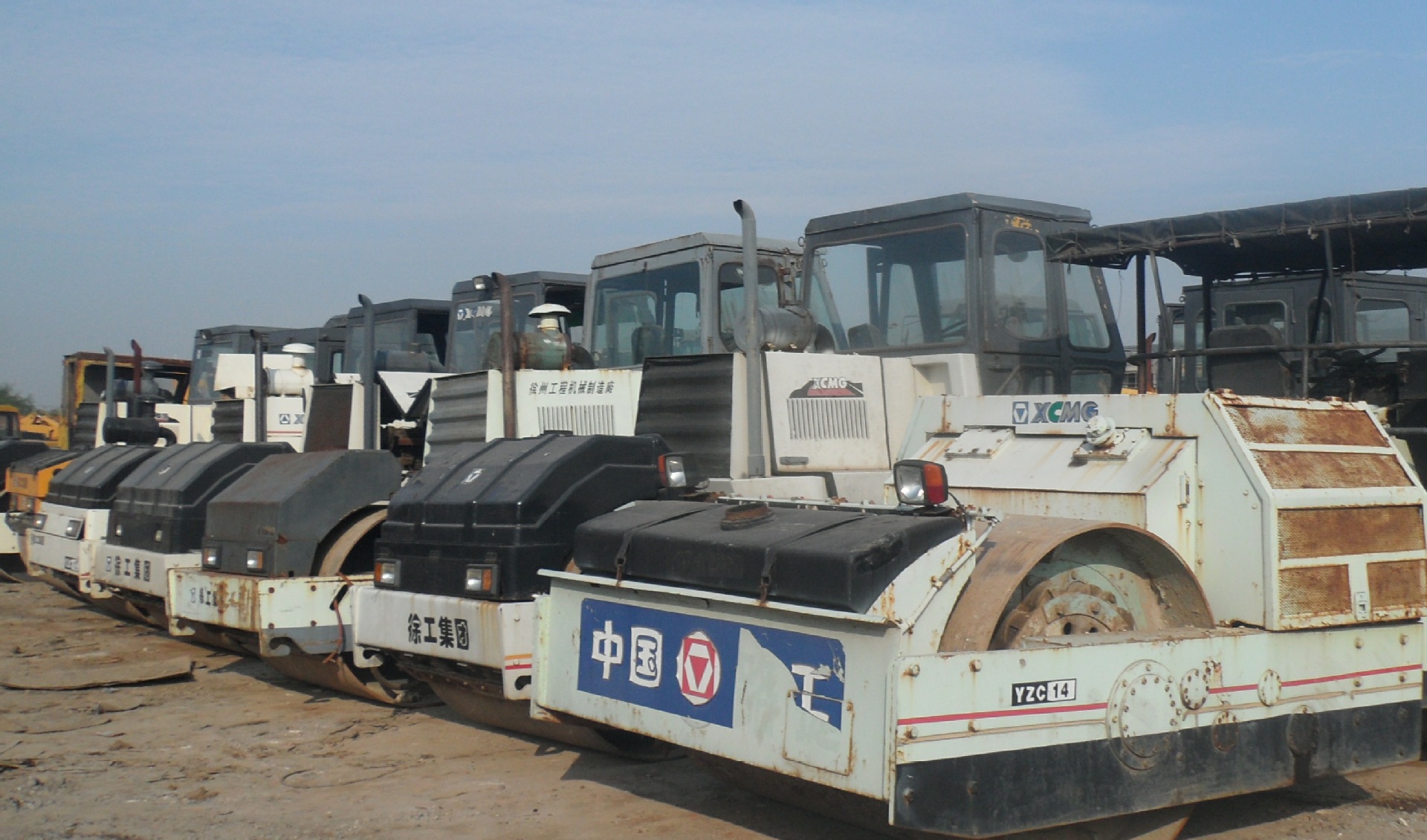 转让双钢轮静压压路机 徐工二手14吨静压压路机