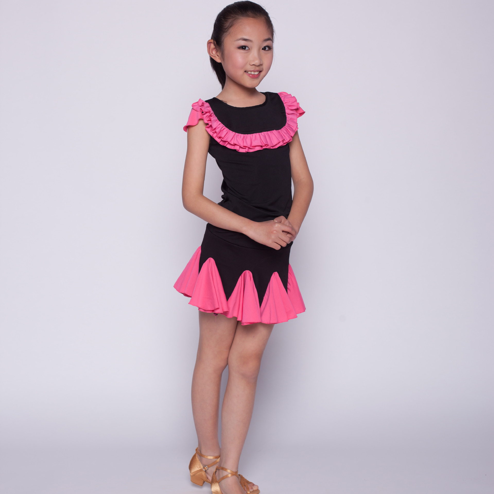 厂家直销 儿童舞蹈服 少儿拉丁服 幼儿 表演服 拉丁服装图片_20