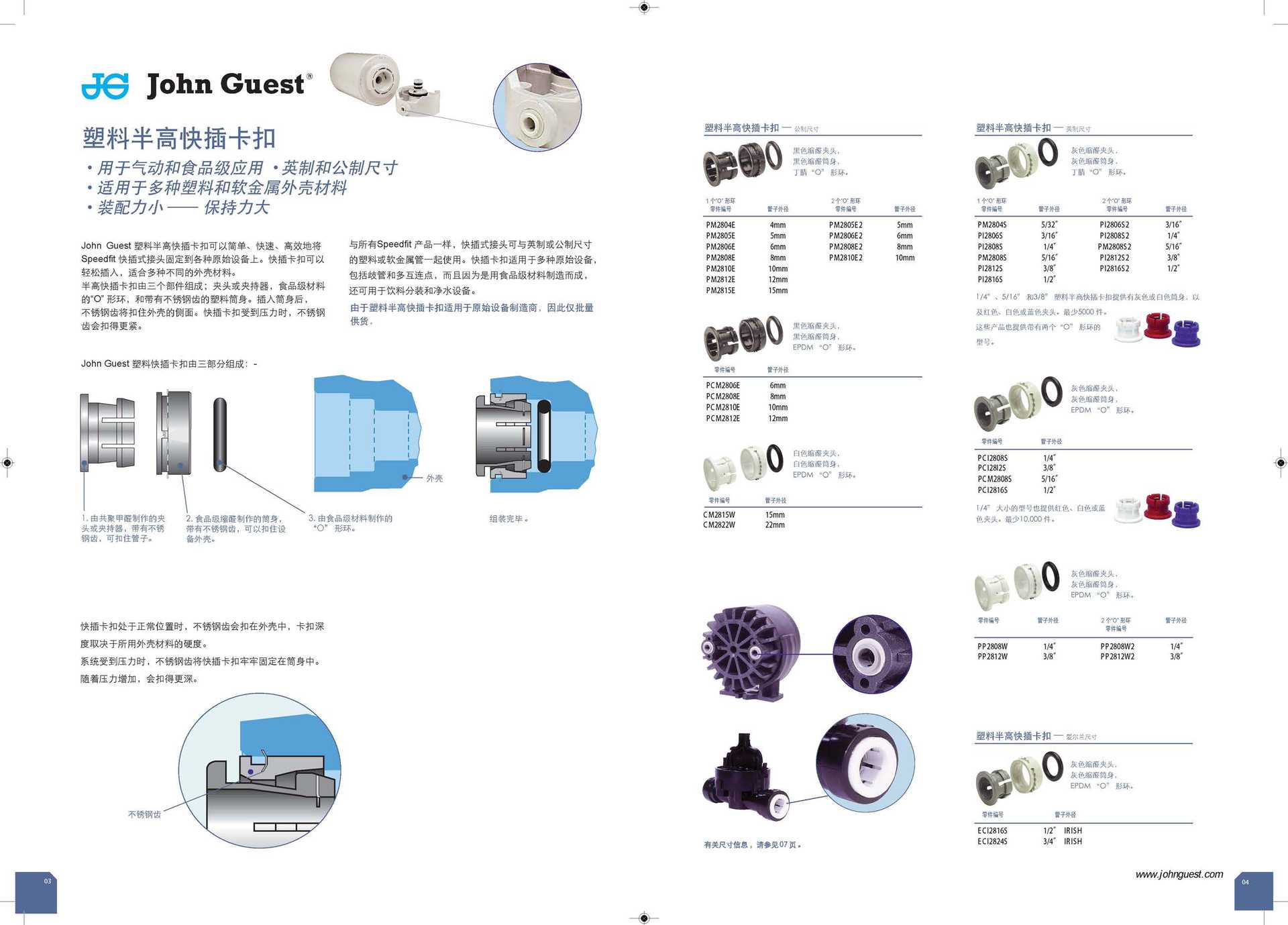 john guest卡扣式接头