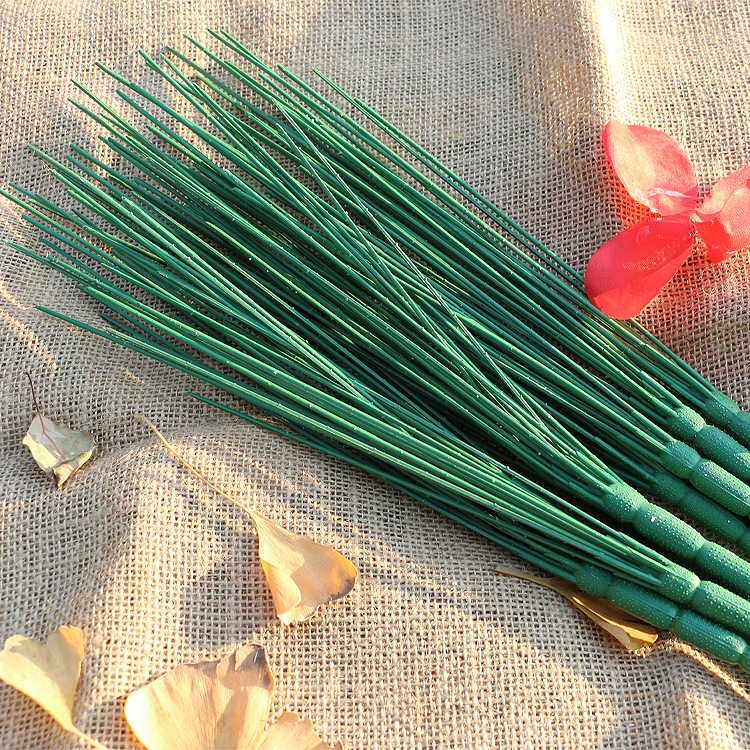 仿真花杆 玫瑰花杆 多功能杆 12头花杆 绢花 人造花 花杆