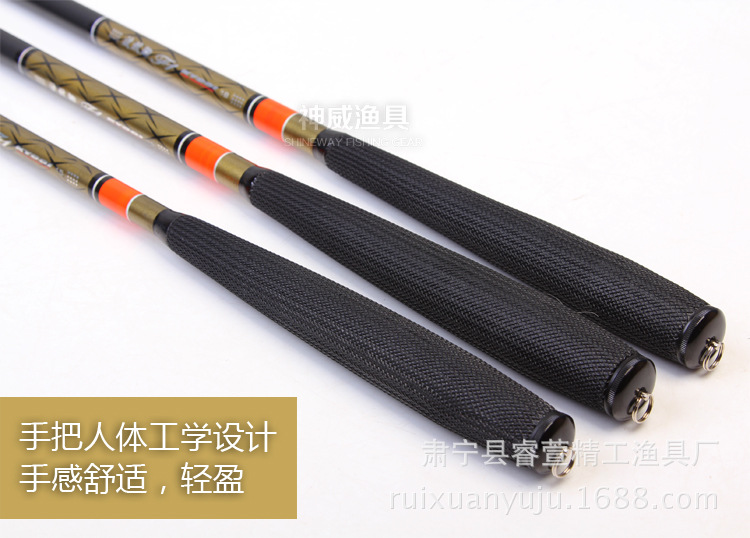 批发达瓦波纹鲫3.6米4.5米5.4超轻细硬碳素台钓竿鱼竿渔具鲫鱼竿