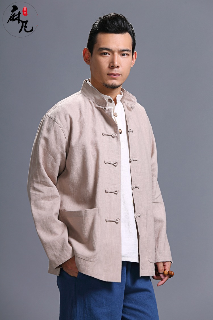 麻凡大理民族风服饰纯麻中式盘扣开衫多色可选