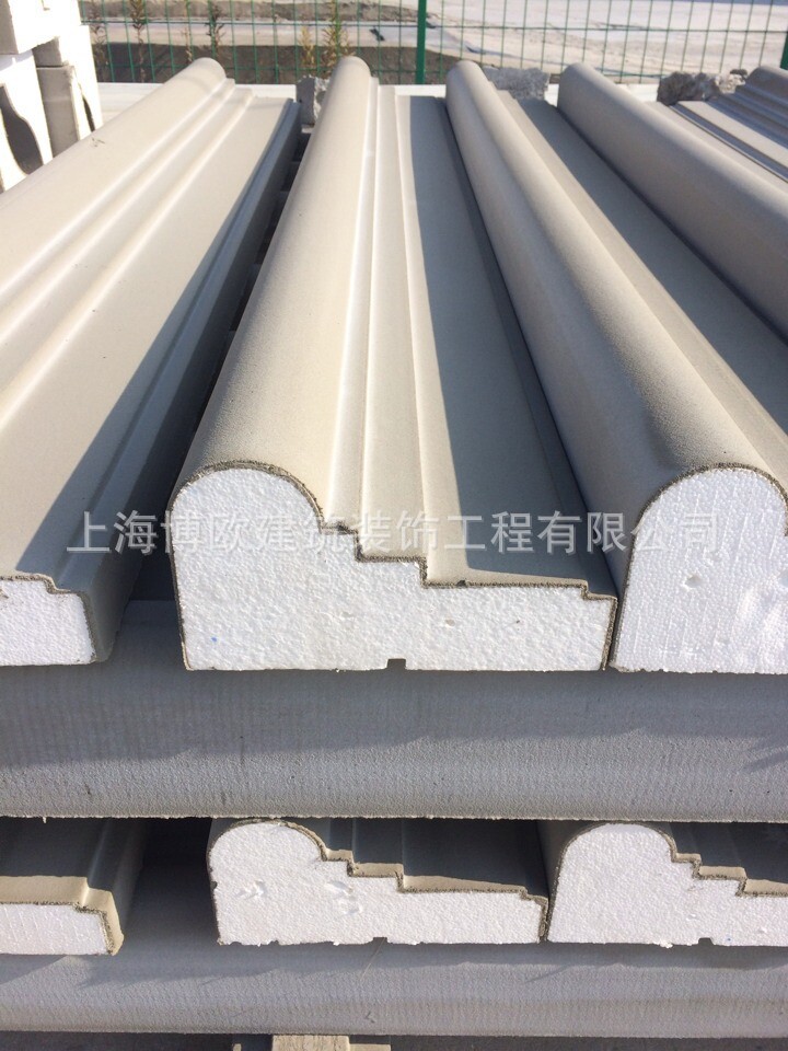 建筑外墙线条 建筑装饰外墙欧式线条eps