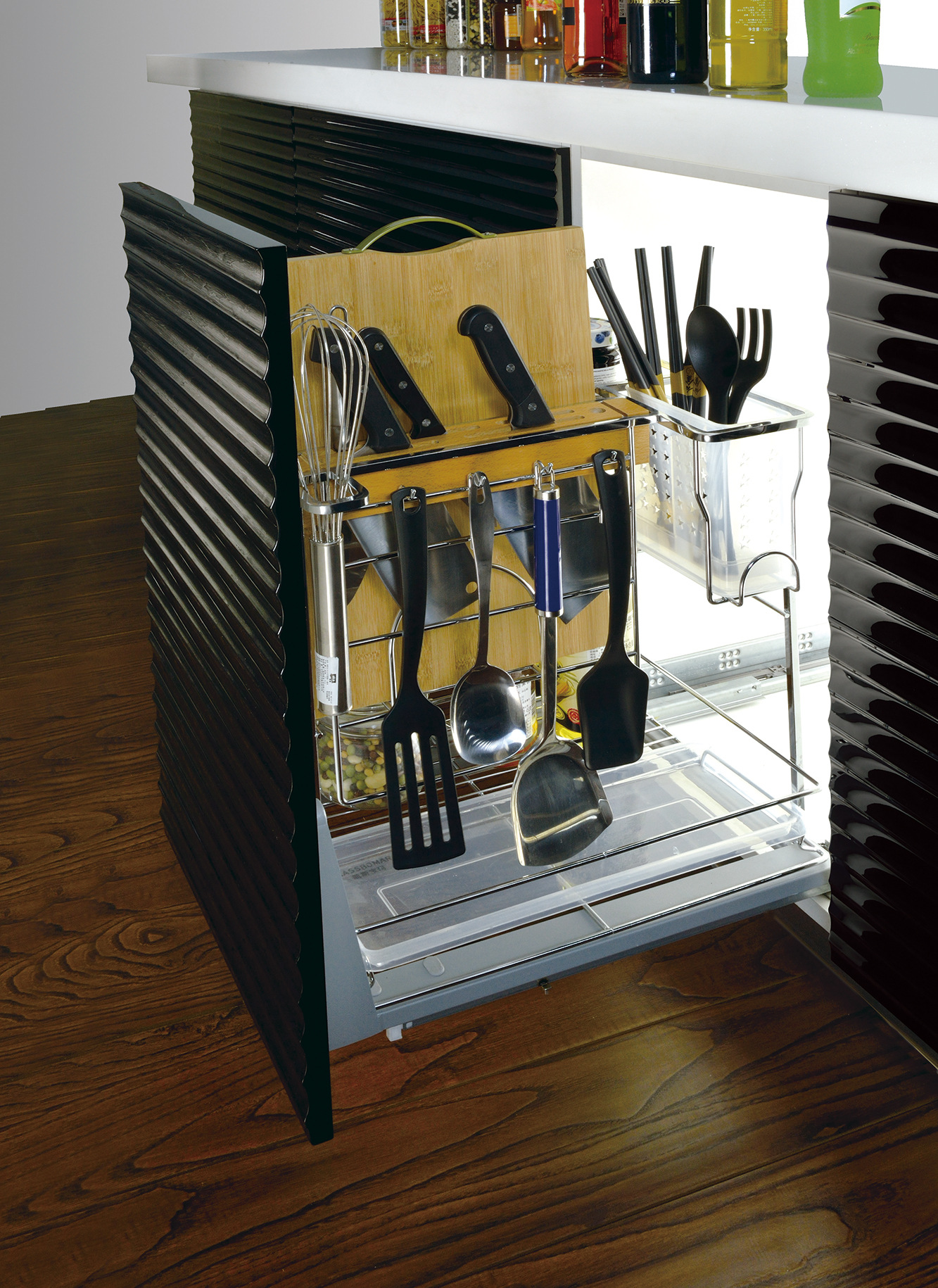 凯斯宝玛 顶级a8方钢多功能调味篮