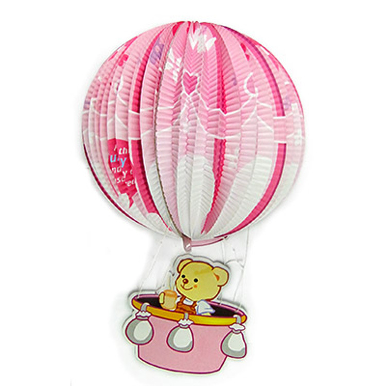 卡通纸制提灯138小熊灯笼不配灯 手提传统节日儿童装饰小灯笼0.07