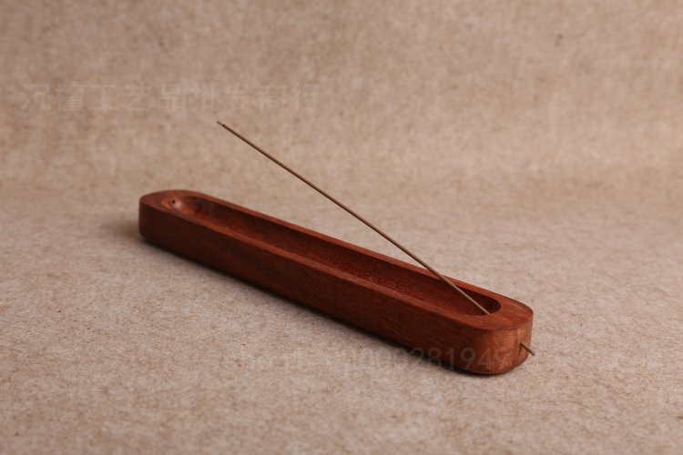 越南红木线香架 卧香炉香架