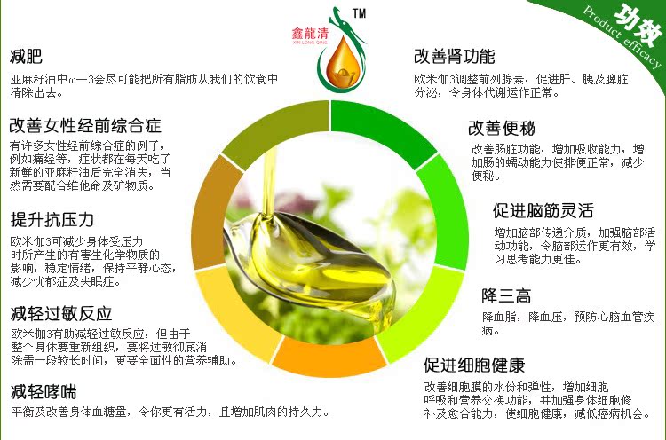 冷榨亚麻籽油500ml 内蒙古特产 食用油厂家批发 有机绿色胡麻油