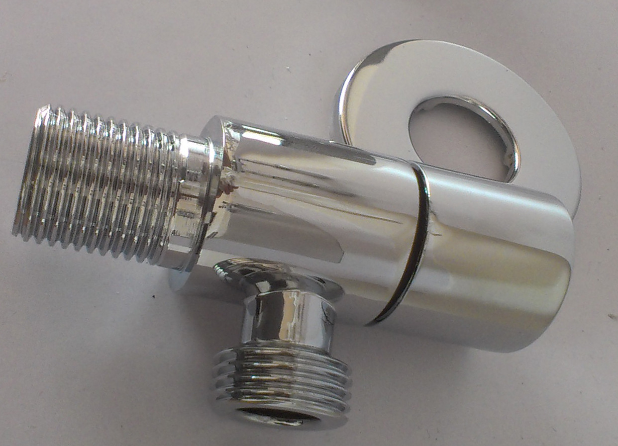 开平角阀 电镀八角阀 广东电镀拉丝 【斯宇卫浴】厂家直销