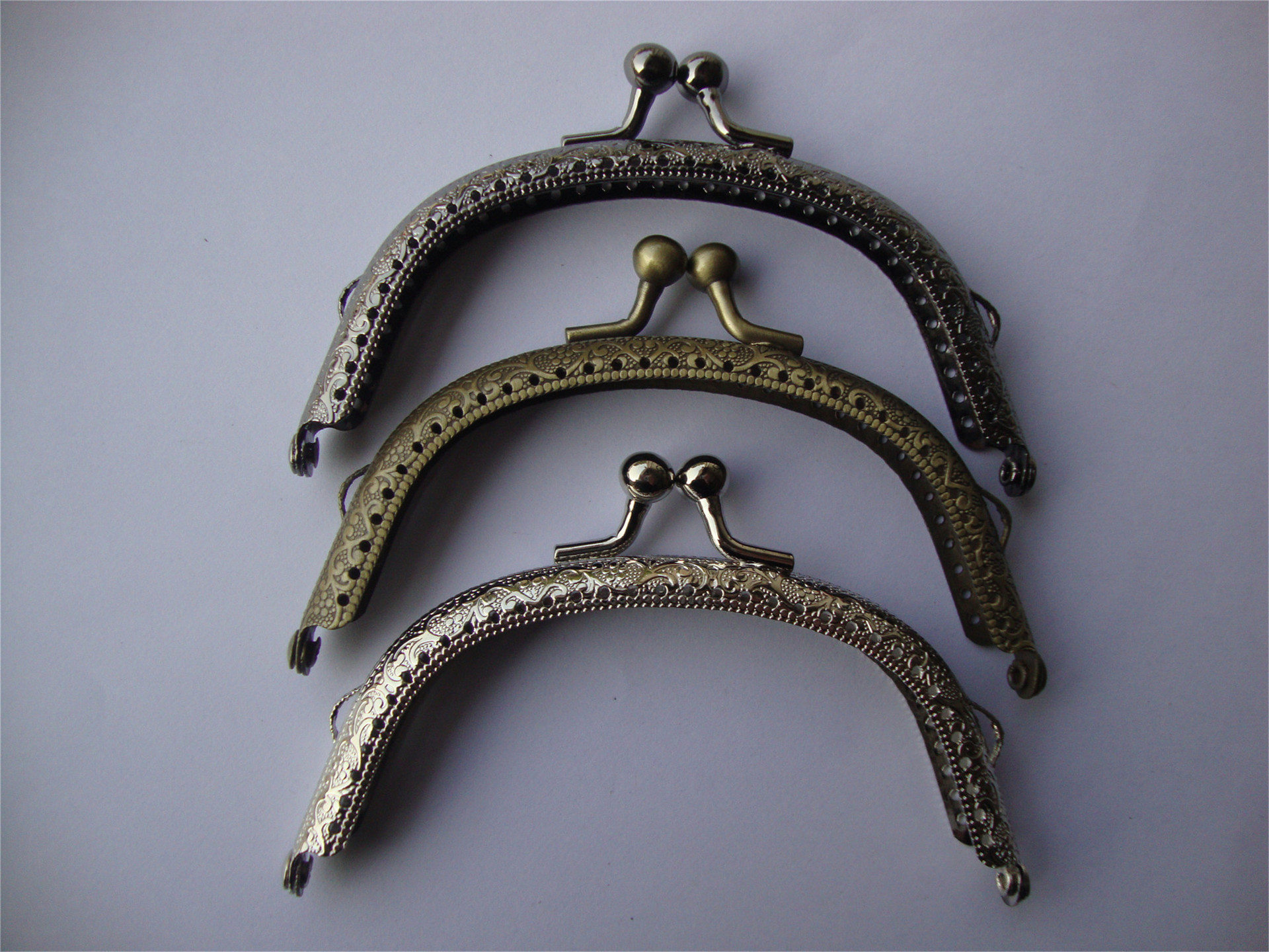 5cm口金 diy口金包配件 银白色 100只起